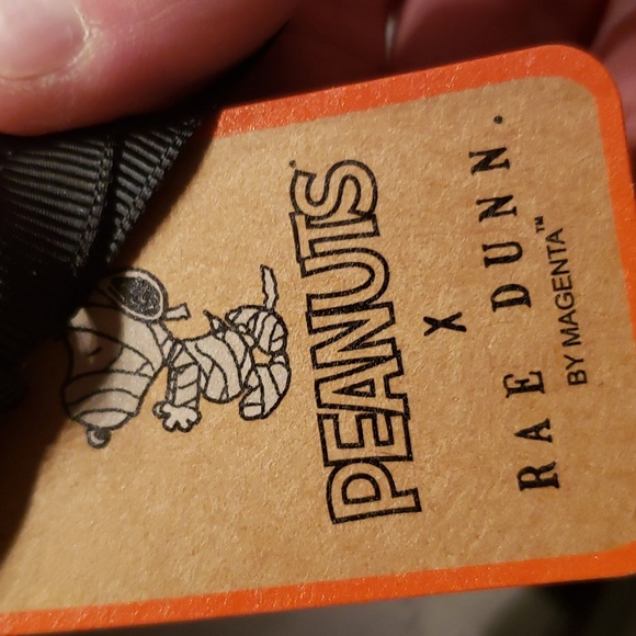 Rae Dunn “The Great Pumpkin" with Snoopy on Pumpkin lid Mug NWT - Picture 6 of 7